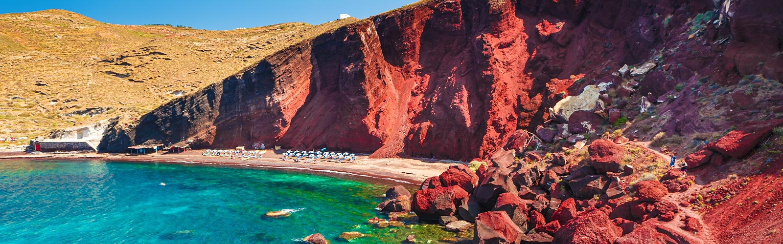 santorini red beach
